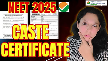 NEET 2025 Latest Update | Caste Certificate Mandatory For Application Form? NTA Latest Update