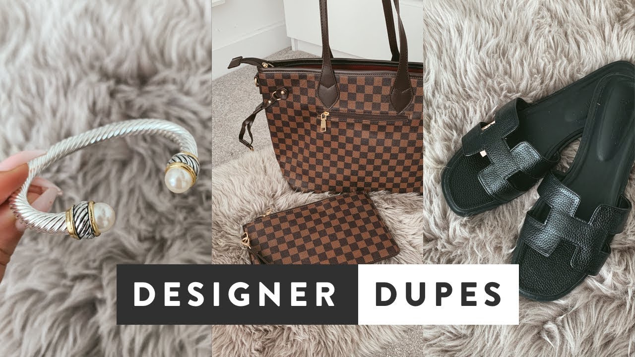 Best Designer Dupes on Amazon UK | Gucci, Louis Vuitton, Balenciaga, Hermes, David Yurman - YouTube