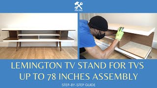 Manhattan Comfort Utopia 70.47” TV Stand Assembly aka Michaelson TV Stand for TVs up to 65 Assembly