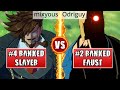 GGST High Level Gameplay | #4 RANKED SLAYER (mixyous) vs #2 RANKED FAUST (Odriguy)