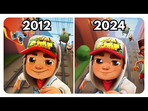 Evolution of Subway Surfers Classic Map (2012 - 2024)