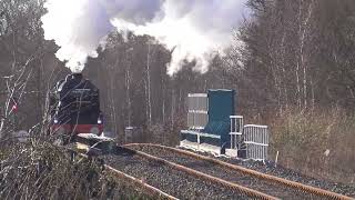 46100 At Carnforth 04 03 2022 A Bit Wobbly