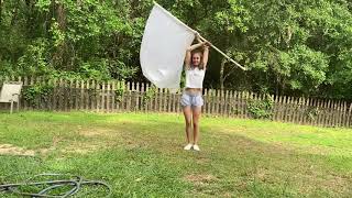 Elissa Hall - Flag routine 2