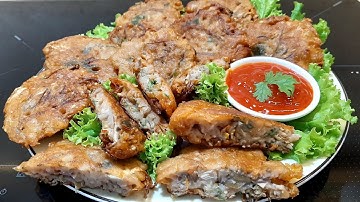 Thêm một món chay ngon từ Bắp Chuối, giòn dai đơn giản -Món Ăn Giản Dị