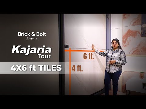 Kajaria 4 by 6 Tiles: Complete Details of the Kajaria Tiles | Brick & Bolt x Kajaria