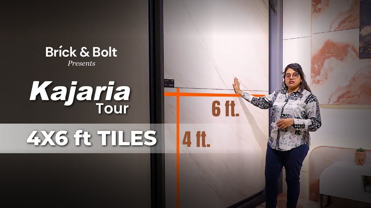 Kajaria 4 by 6 Tiles: Complete Details of the Kajaria Tiles | Brick & Bolt x Kajaria