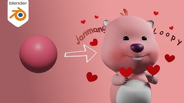 3D블렌더로 잔망루피 캐릭터 만들기/(sub)character animation in blender 3D