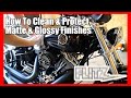 How to clean Flat Matte &amp; SpeediSeal Protect your motorcycle!