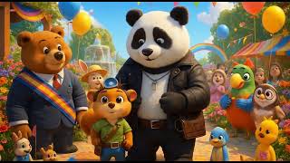 Detective Panda 🐼 | The Mystery of the Vanishing Colors 🌈 | Kids Detective Story (Ages 4–8)