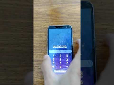 Galaxy J6 com tela avariada