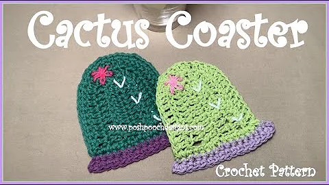 Create a Cute Cactus Coaster with Crochet