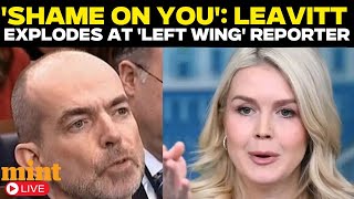 Live | Karoline Leavitt Unloads At 'left Wing' Reporter Over ICE in Minnesota | White house
