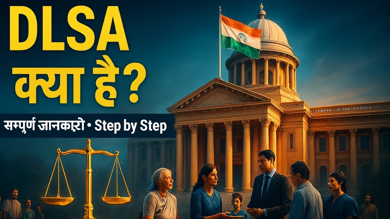 "DLSA क्या है? हर भारतीय को मिल सकता है मुफ्त वकील और न्याय | Full Legal Aid Guide"