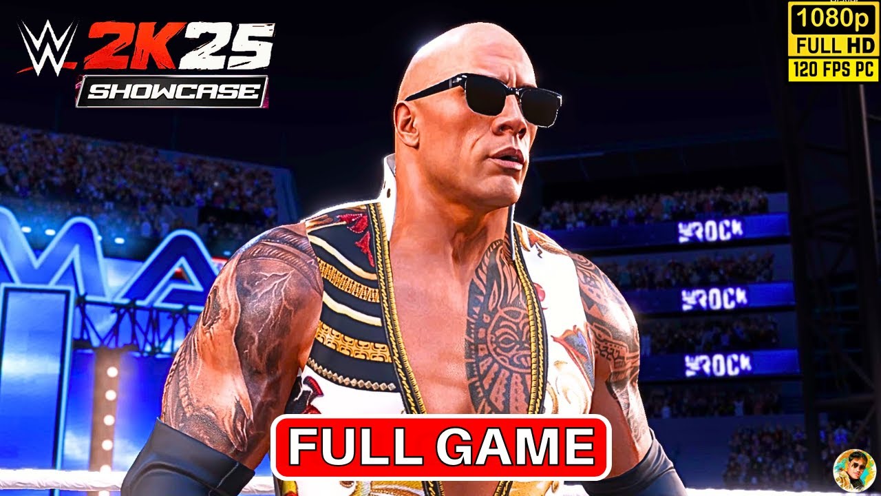 WWE 2K25 Showcase Gameplay Walkthrough PART 1 FULL GAME [ HD 120FPS PC ] - No Commentary
