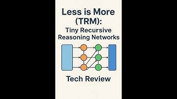Less is More: The Surprising Power of Tiny Recursive Reasoning Networks (TRM vs LLM)