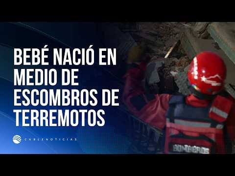 ⁣Nace un bebé entre los escombros tras los terremotos en Venezuela