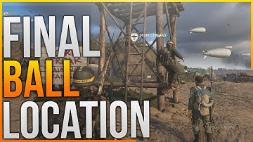 CoD WWII - 3rd and FINAL Gridiron Ball LOCATION in Headquarters! (ALL GRIDIRON LOCATIONS HQ)