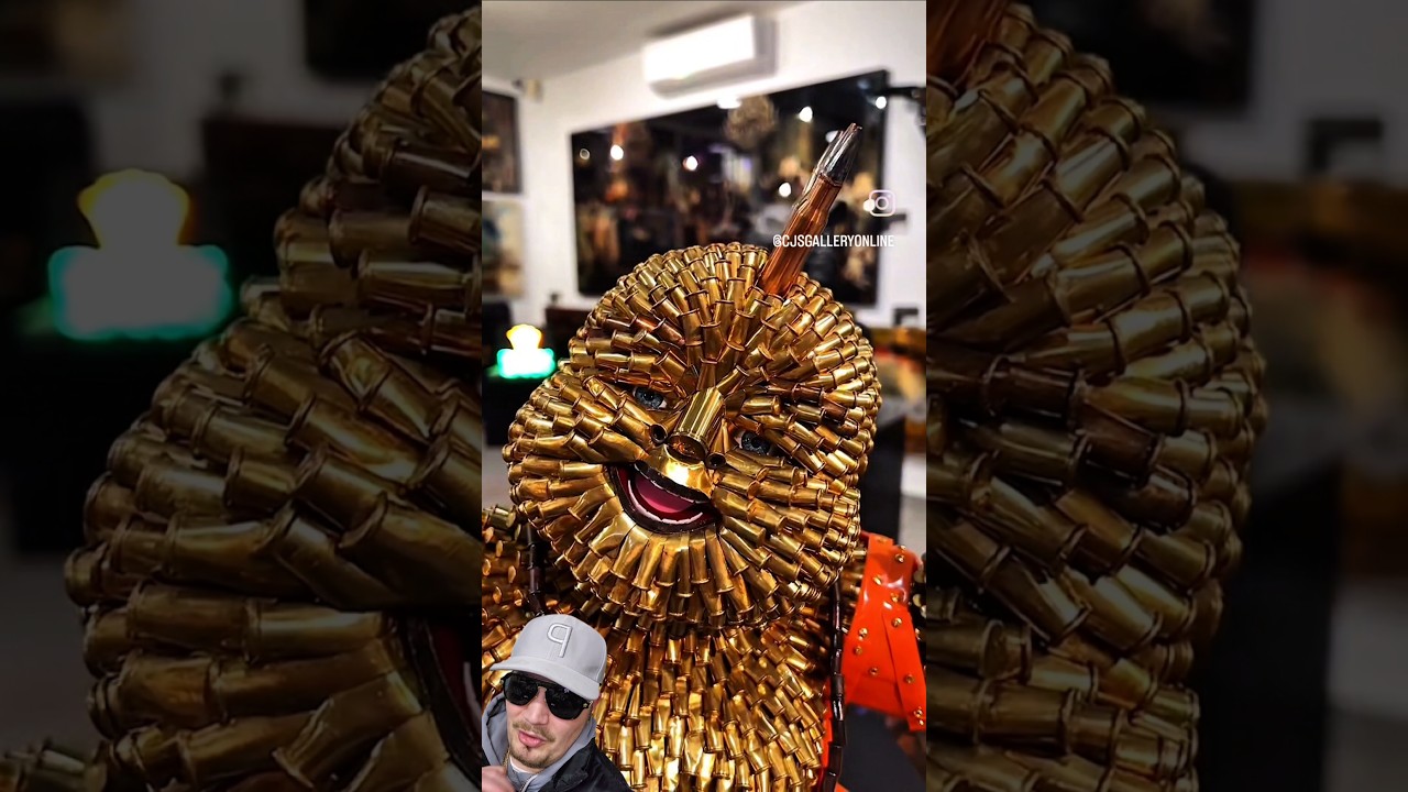 Props to The Artist Who Made This Bullet Statue! It's So Unique & Bada$$! 