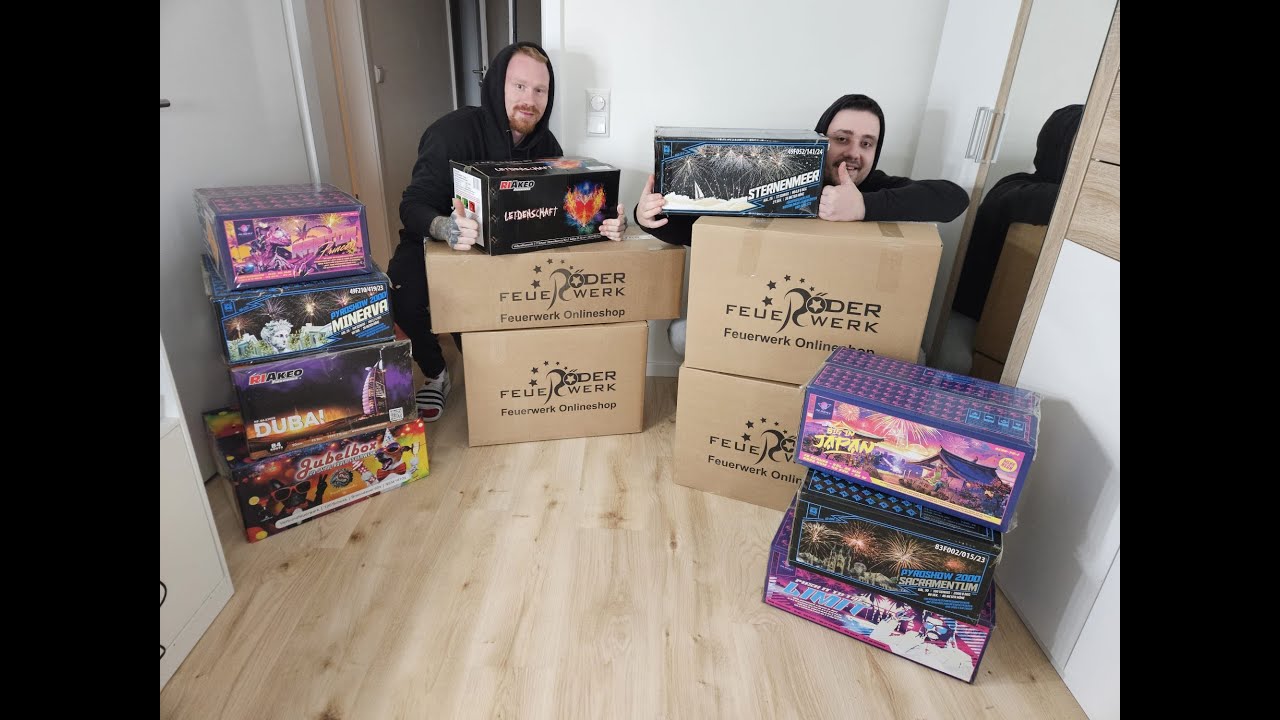 XXL 2200€ Röderfeuerwerk Unboxing