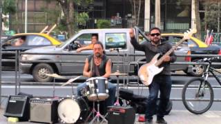 Street artists: Highway star (Deep Purple cover)