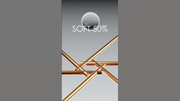 0% vs 100% Soft Body Simulation 3D 😍 #animation #3danimation #asmr