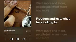 GALA ‘Freed From Desire’ Lyrics