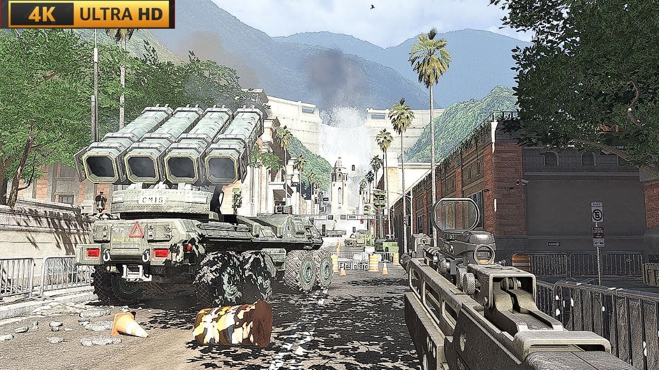 DAM DESTROY  || REALISTIC HIGH GRAPHIC GAMEPLAY || CALL OF DUTY GHOST || 4k 60 fps