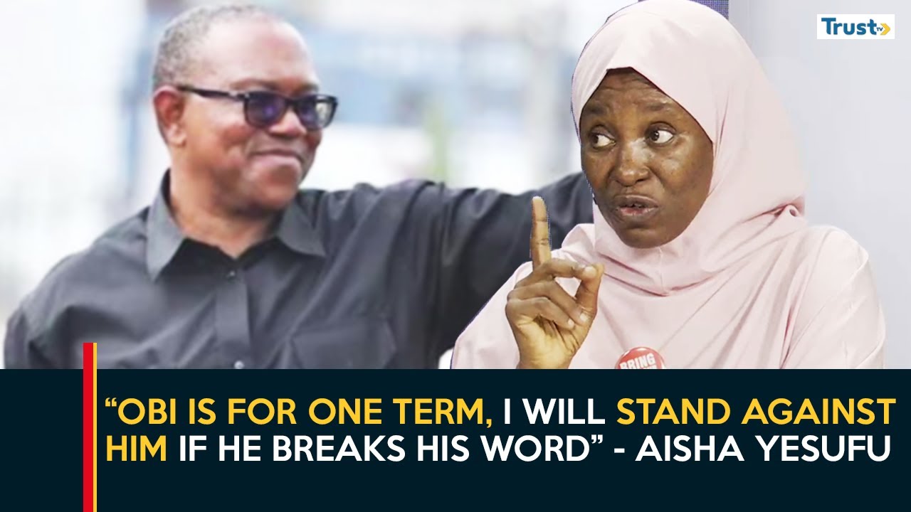 “Obi Is for One Term, I will stand against him if he breaks his word” - Aisha Yesufu