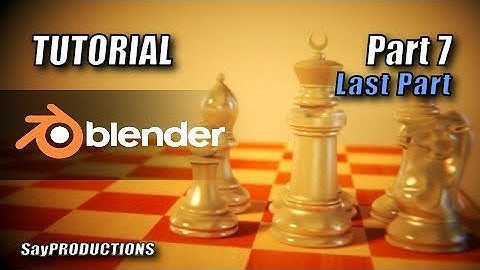 Blender 2.8 Tutorial - Chess Pieces and Board Modelling - Part 7 (Board)