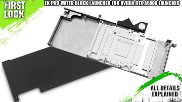 EK-Pro GPU WB RTX A5000 Nickel + Inox Water Block Launched - Explained All Spec, Features And More