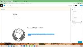 How to Add Text to Your ePortfolio in WordPress