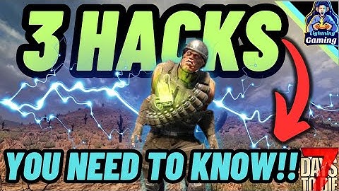 7 days to die 1.1 3 Electrical horde base hacks you need to know!!
