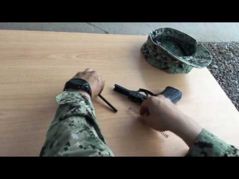 M9 pistol field strip and reassembly