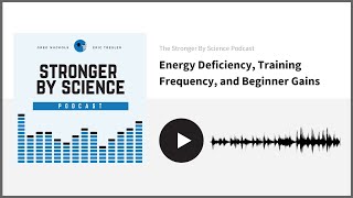 Energy Deficiency, Training Frequency, and Beginner Gains (Episode 62)
