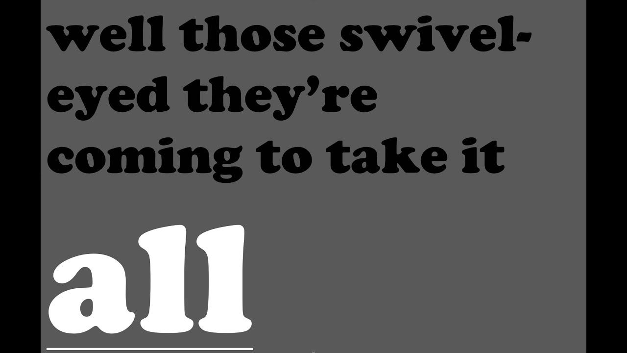 Rob Millis The SwivelEyed YouTube