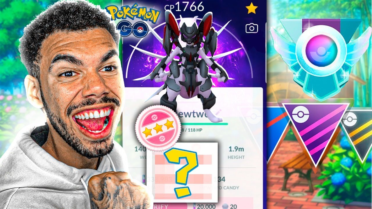 PRIMEIRO MEWTWO DE ARMADURA LUCKY DA MINHA CONTA - POKÉMON GO, Cris