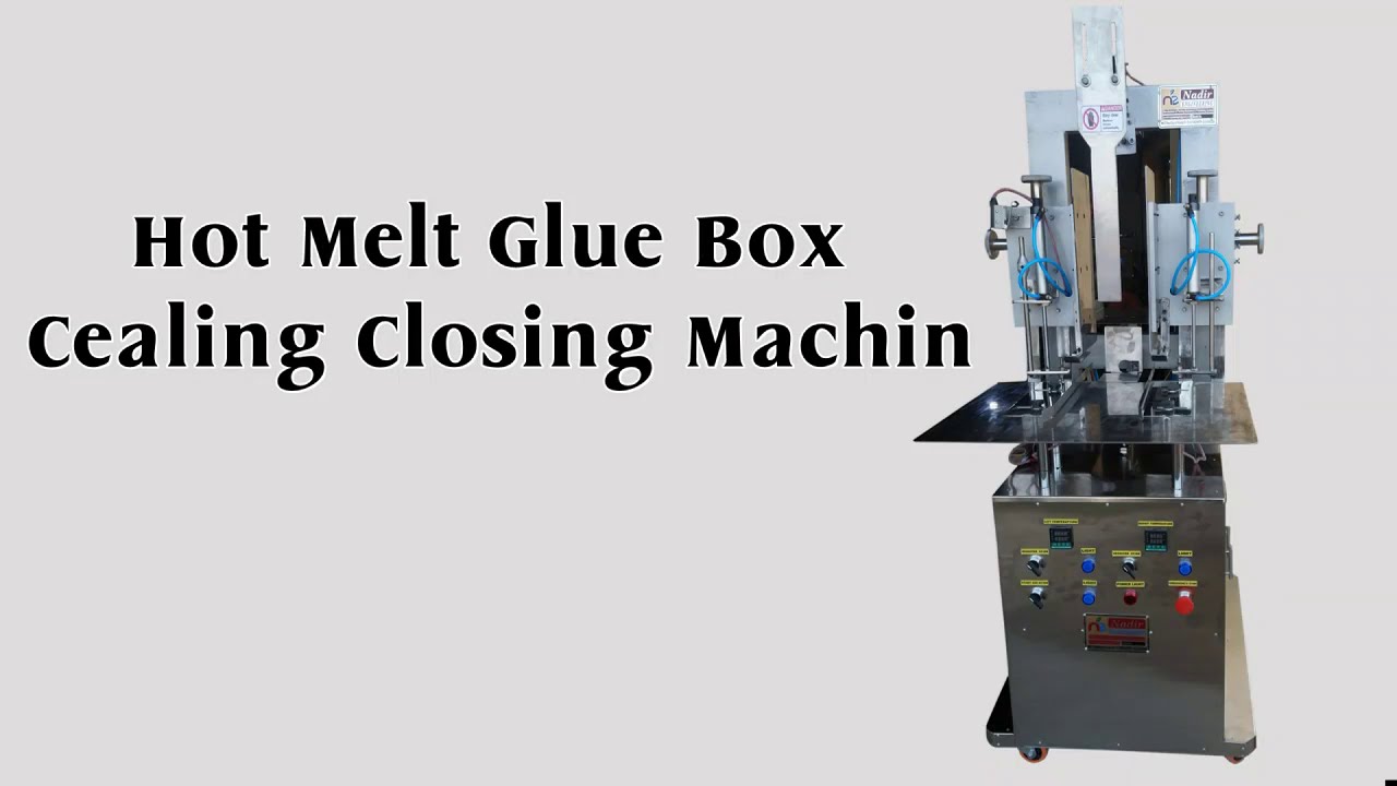 Hot Melt Glue Box cealing closing Machin . Ss Quality Gujrat Pakistan.