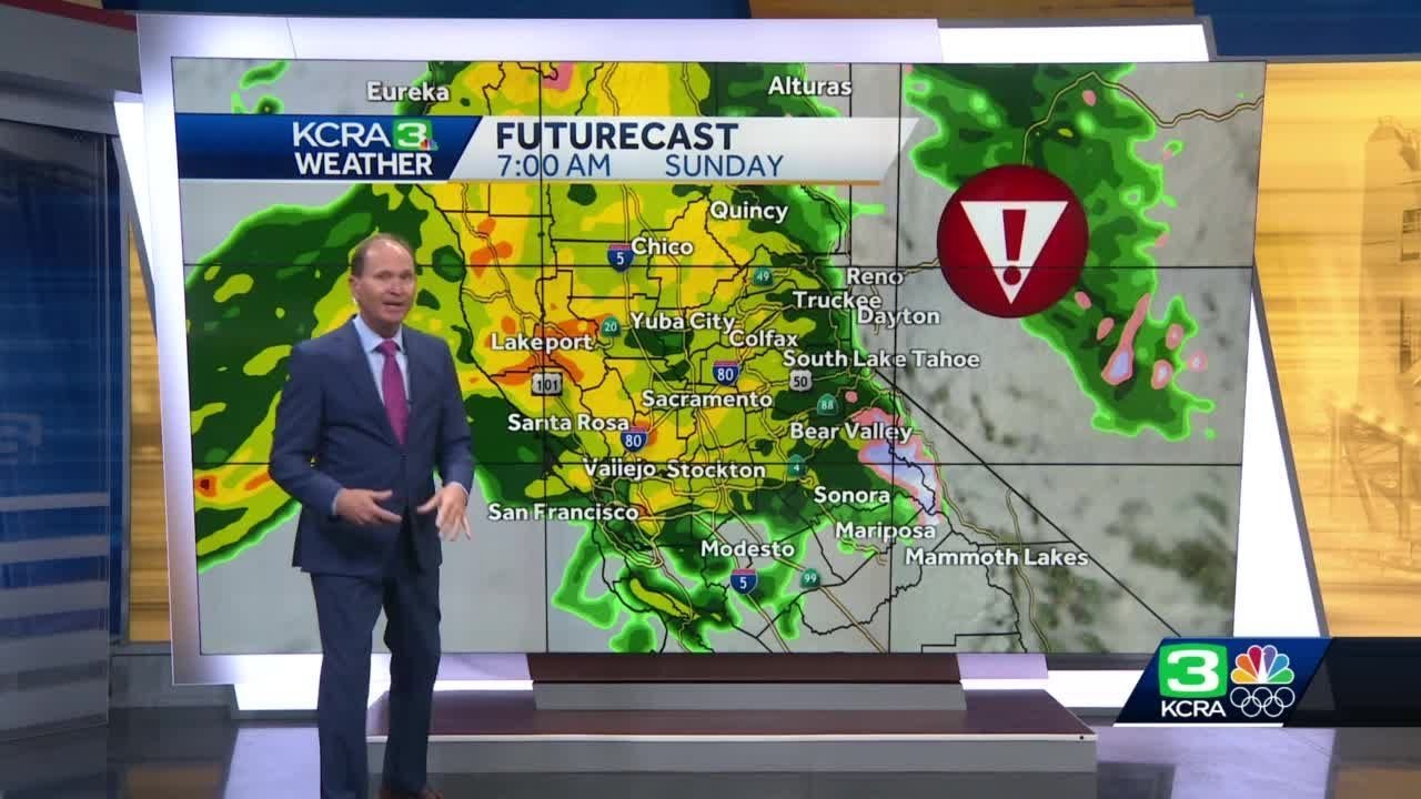 Timing out the weekend wet weather across NorCal - YouTube