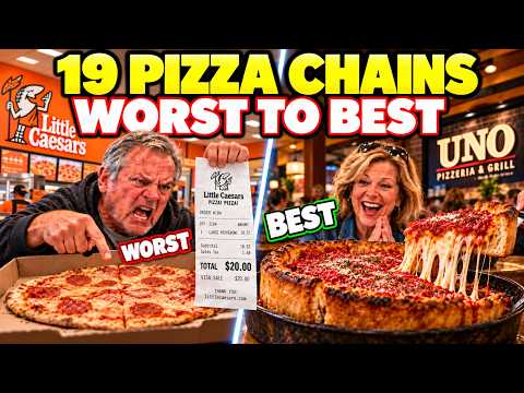 19 Pizza Chains Ranked WORST to BEST — Stop Wasting Money on Bad Pizza