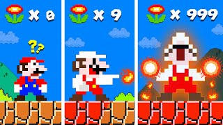 Mario Wonder but Fire Flower makes Mario's Fireball BURN everything | Game Animation