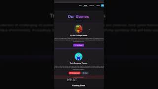 Made by Graphity Designs (Instagram page). Greek Games Studios not a company. #Gamedev #website