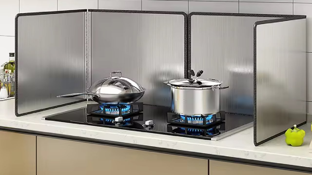 Oil Splatter Guard Grease Splatter Screen for Frying Splatter Guard Stainless Steel Splatter Screen