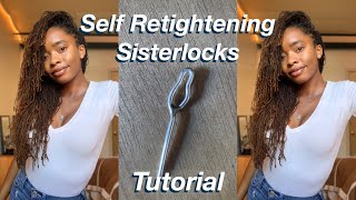 Self Retightening Sisterlocks Tutorial | 4 point rotation, nappy loc tool, \& retightening tips