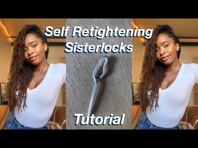 Self Retightening Sisterlocks Tutorial  4 point rotation, nappy loc tool,  & retightening tips 