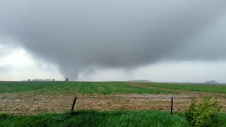 Weak Multi-Vortex Tornado Near Newell, Iowa 5-13-23