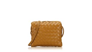 Bottega Veneta Nappa Intrecciato Loop Small Camera Bag Cob