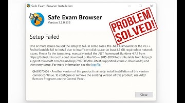 ✅ SAFE EXAM BROWSER ERROR 2025 – 100% FIXED!  SEB Not Opening  Installation Failed Windows 10/11