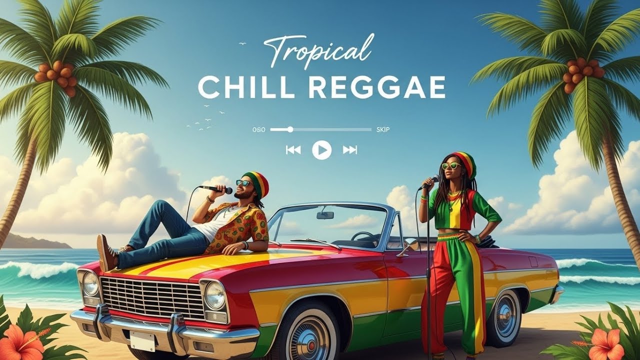 Hawaiian Tropical Chill Reggae 🌴 Summer Relaxation 24/7 Live Music