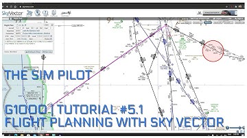 Microsoft Flight Simulator 2020 | EP#5.1 | Flight Planning using Sky Vector | Beginner Level