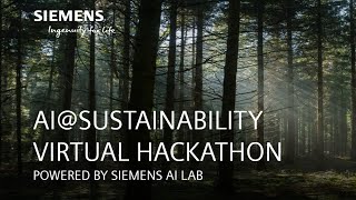 AI@Sustainability Virtual Hackathon / June 27 / 9am CET
